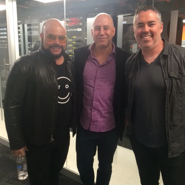Steve with Tyler and Ed from Barenaked Ladies (Summer 2016)