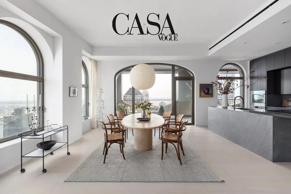 CASA VOGUE: Em Manhattan, cobertura é um sonho para os aficionados por design