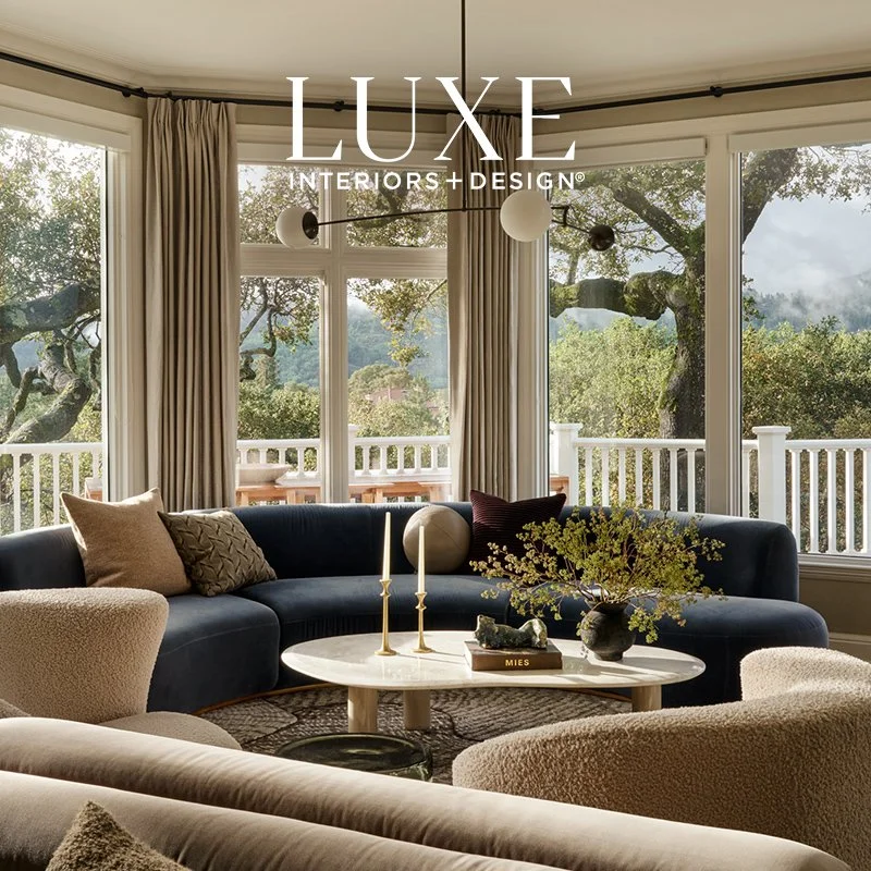 LUXE INTERIORS &amp; DESIGN: European sensibilities and California cool meld in a Marin County home
