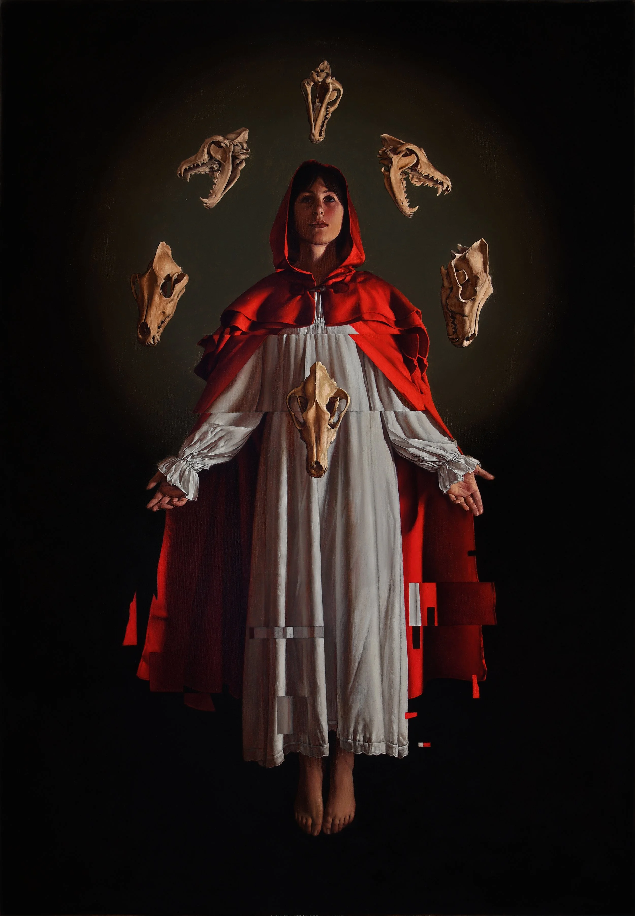 Dylan Lisle-How Dark it was Inside the Wolf-Oiloncanvas-90x130cm.jpg