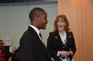 Teresa works with Business in the Community 