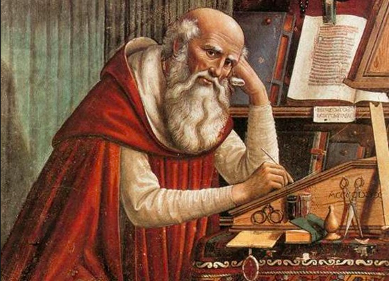 Our good pal Saint Augustine of Hippo...