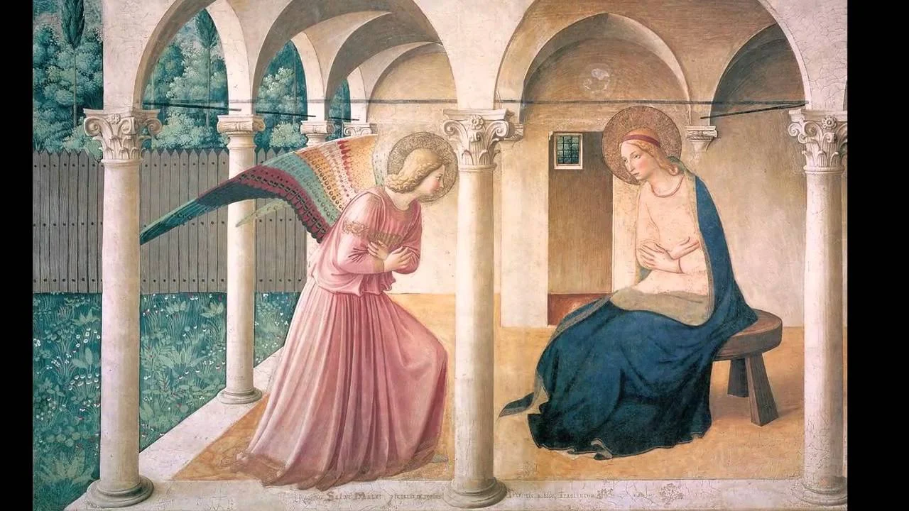 Fra Angelico, The Annunciation (1445-1450) Fra Angelico, The Annunciation (1445-1450)