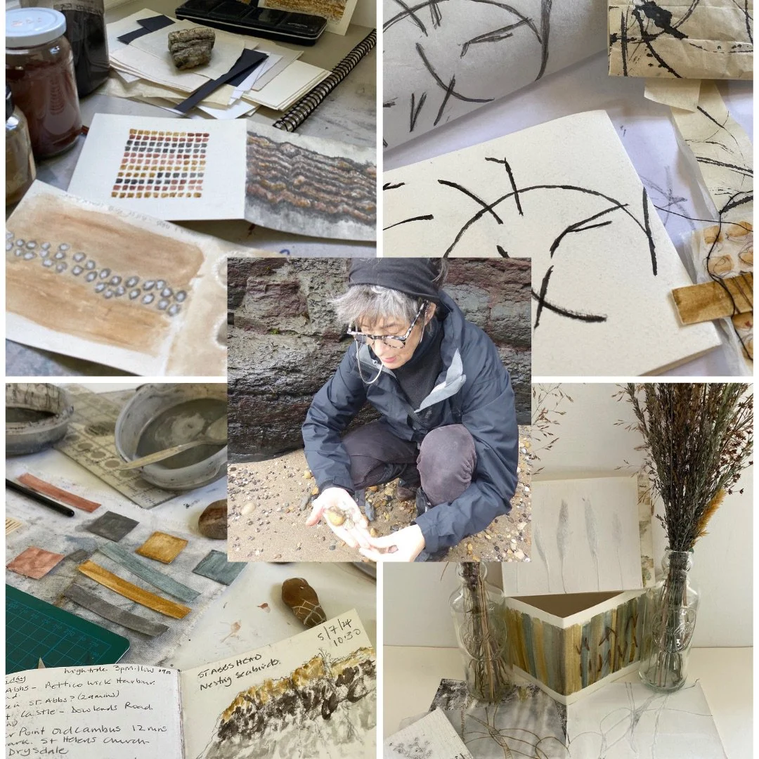 WORKSHOP:  Visual Notebook - Tactile Pages    West Dean College 