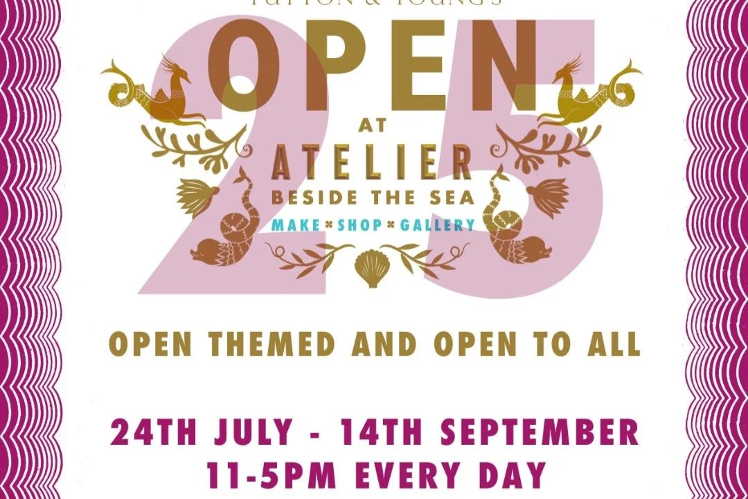 25th Atelier by the Sea Brighton Open Exhibition - 25 July to 14 September open daily 11am-5pm