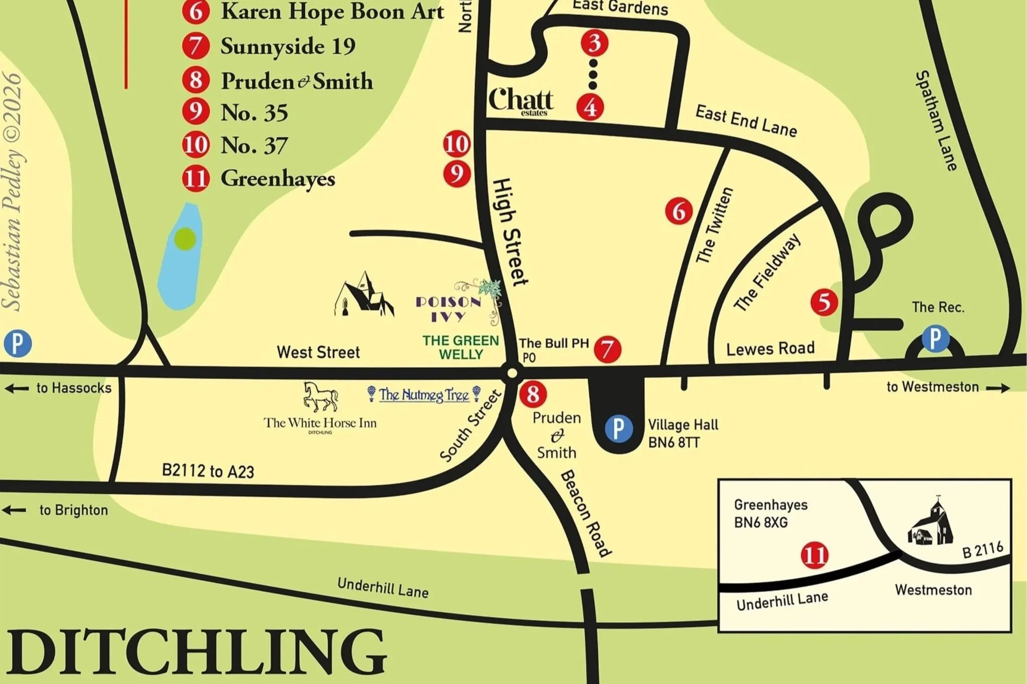 Art in Ditchling Open Studios "celebrating imperfection 2-25 May (weekends &amp; bank holiday Mondays