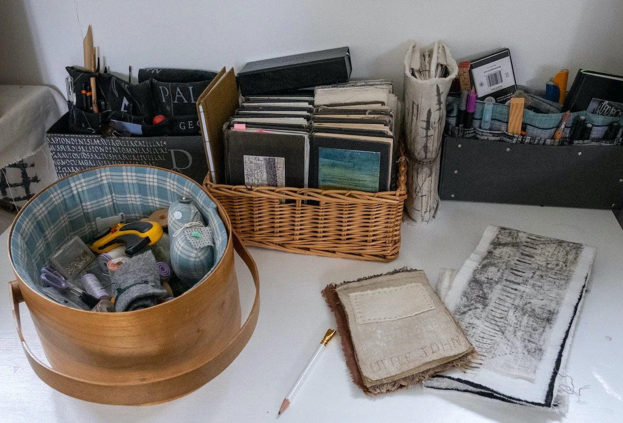 sketchbooks & sewing box.jpeg