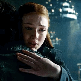 Sansa allowing herself a momemt without the barriers