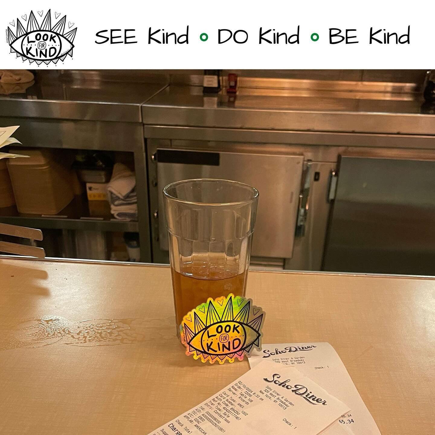 Lots of kindness found @sohodiner! Thank you for keeping us octipied.🐙🤣
****
SEE Kind. DO Kind. BE Kind.
****
#lookforkind 
#mentalheathmatters
#suicideprevention
#suicidehotline
#988