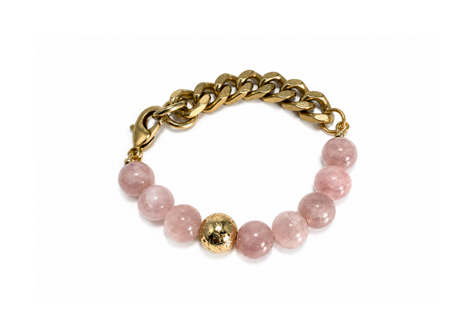 REMIX: MADAGASCAR ROSE QUARTZ BRACELET