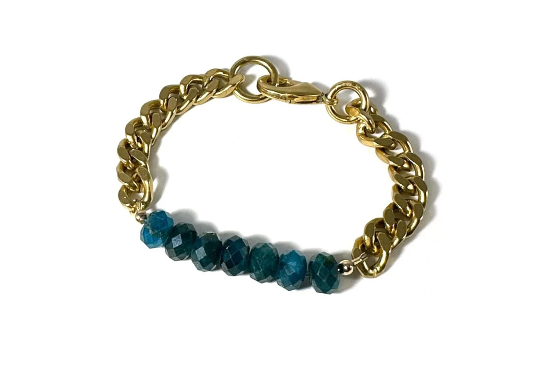 REMIX: FACETED APATITE BRACELET