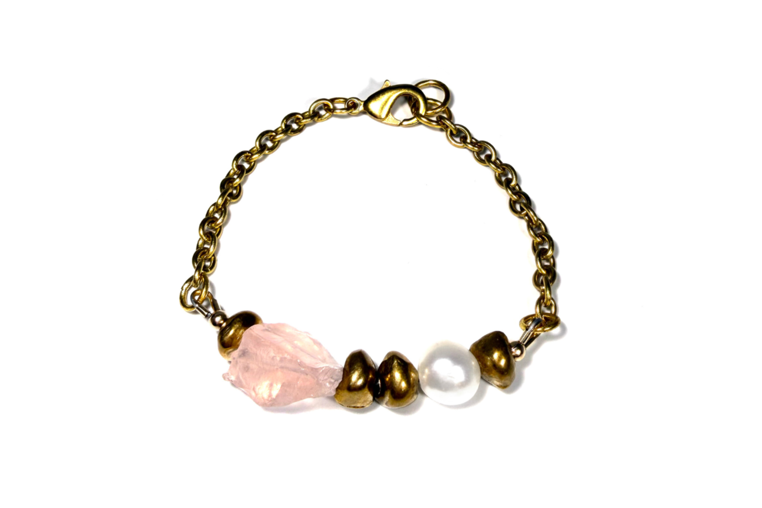 REMIX: MERIDIAN ROSE QUARTZ BRACELET
