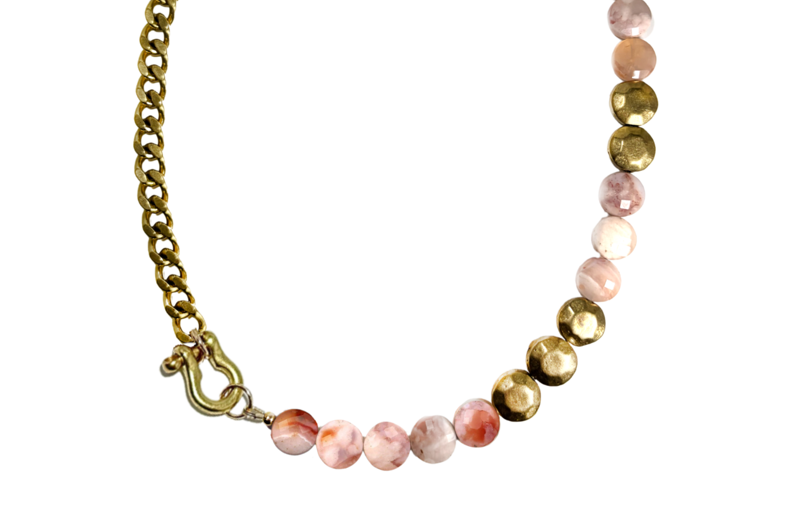 SHACKLE SINGLE: CHERRY BLOSSOM COIN NECKLACE
