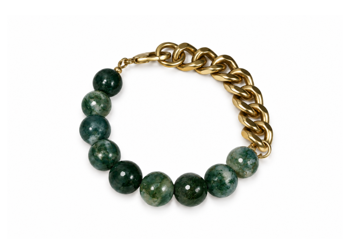 REMIX: MOSS AGATE BRACELET