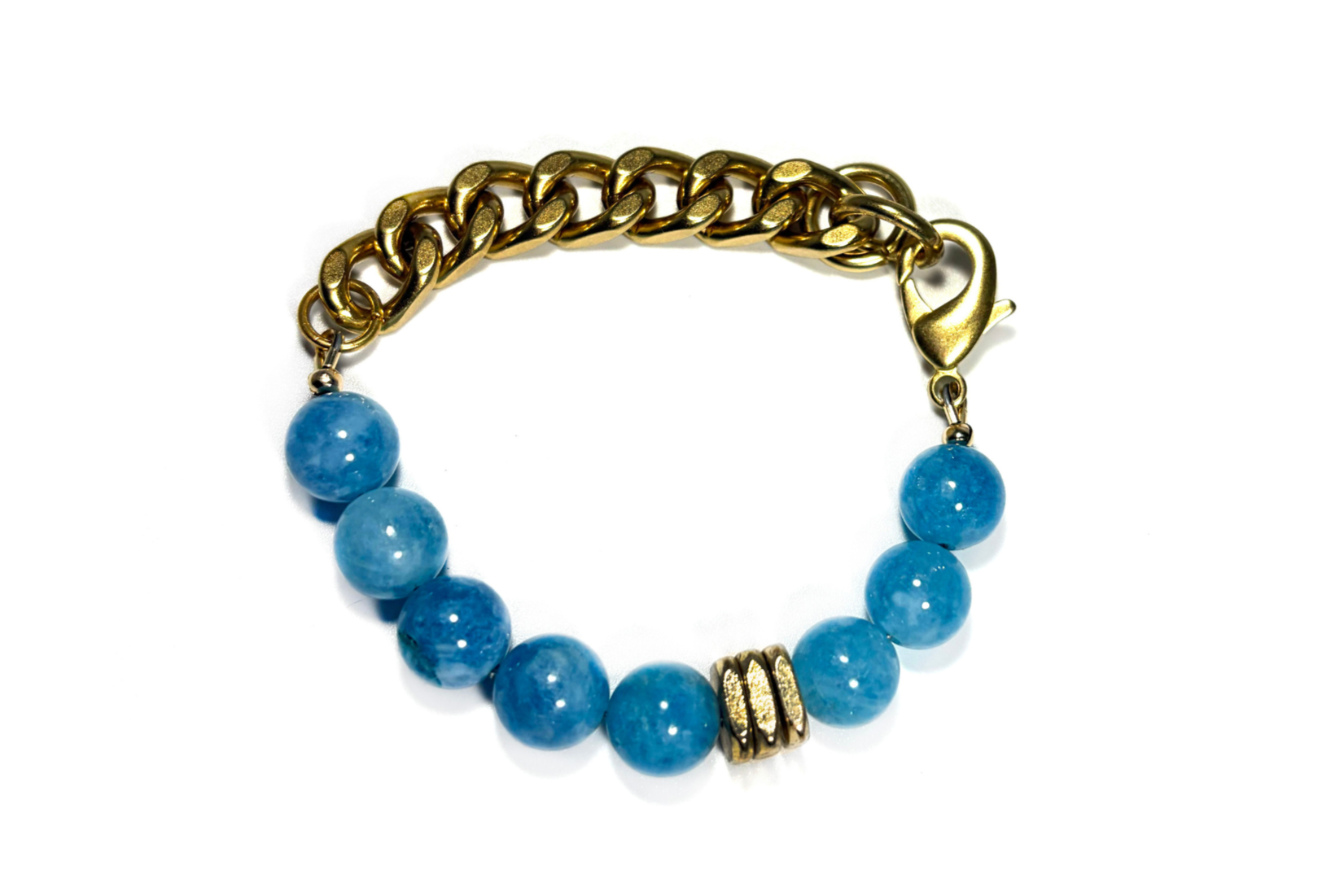 REMIX: BLUE AQUA STONE BRACELET