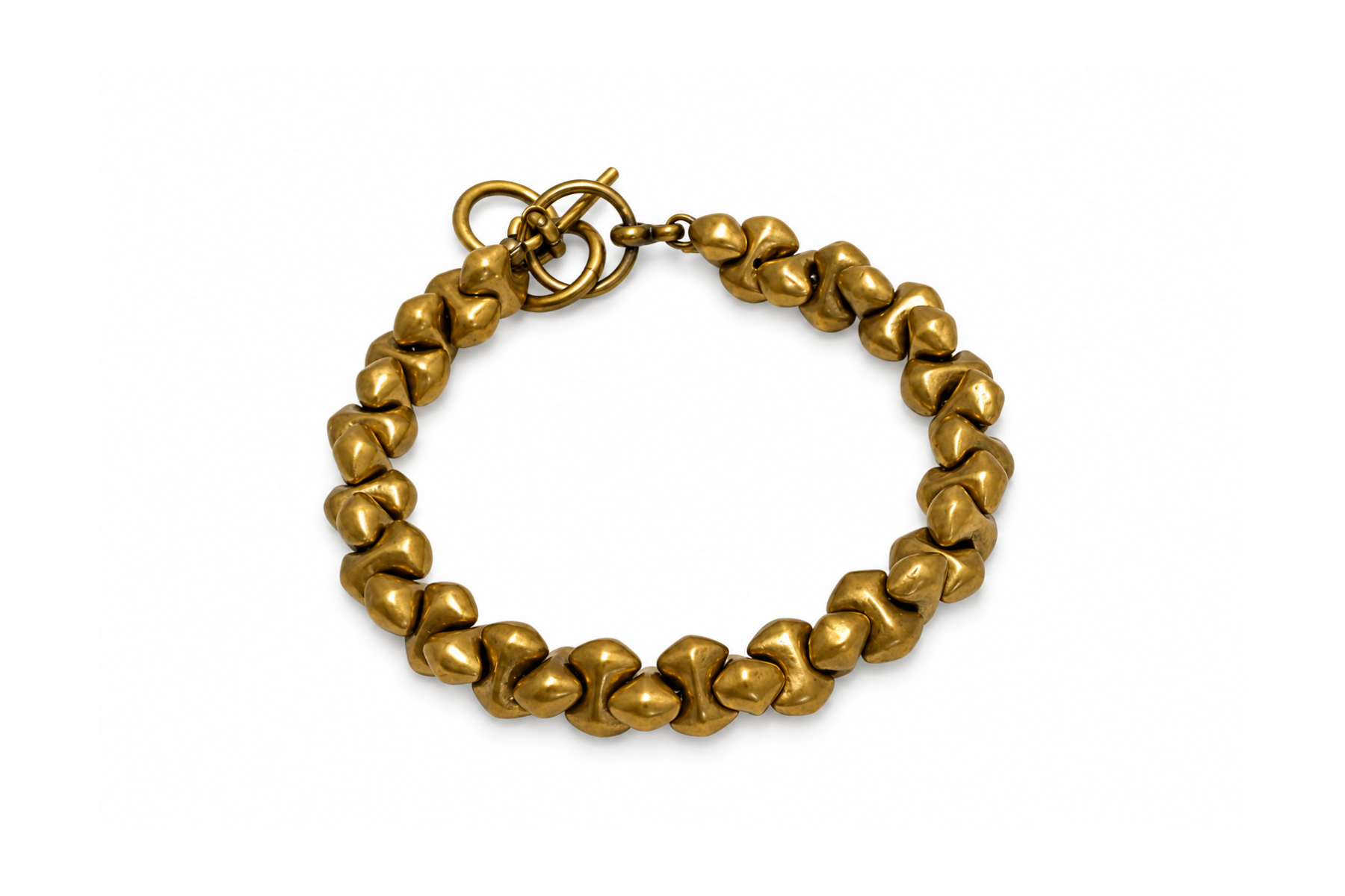 SPICE: BRASS BONES BRACELET