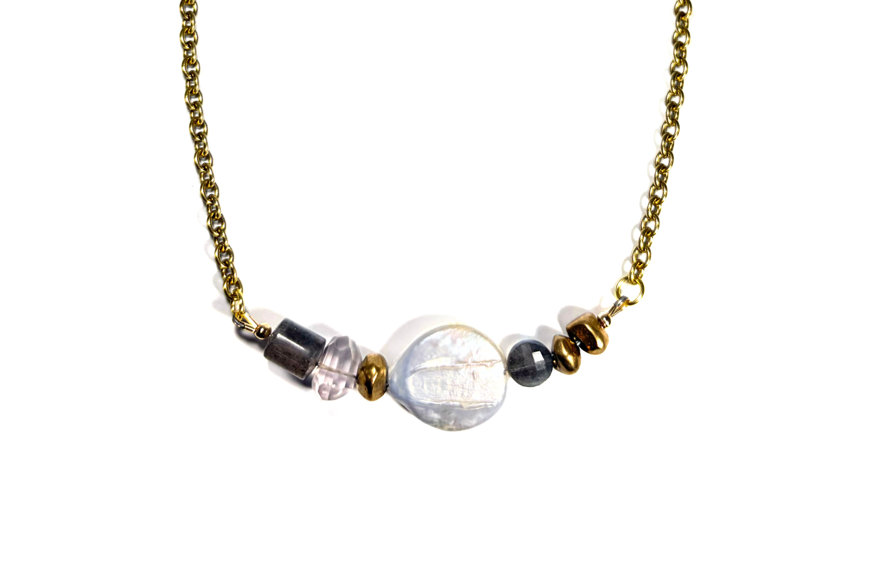 MERIDIAN: PEARL SUNRISE NECKLACE