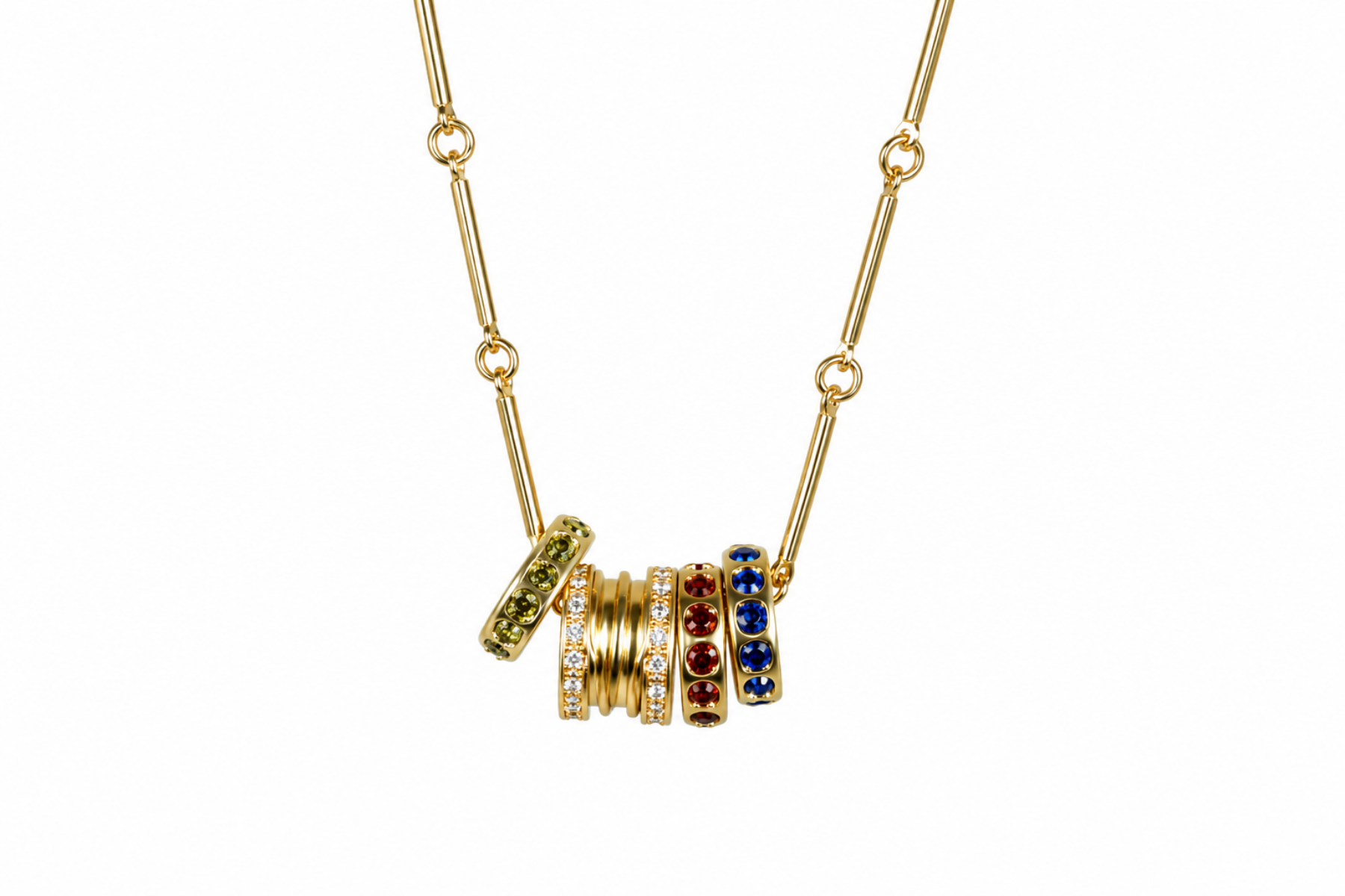 THE RONDELLES: COLOR WHEEL NECKLACE