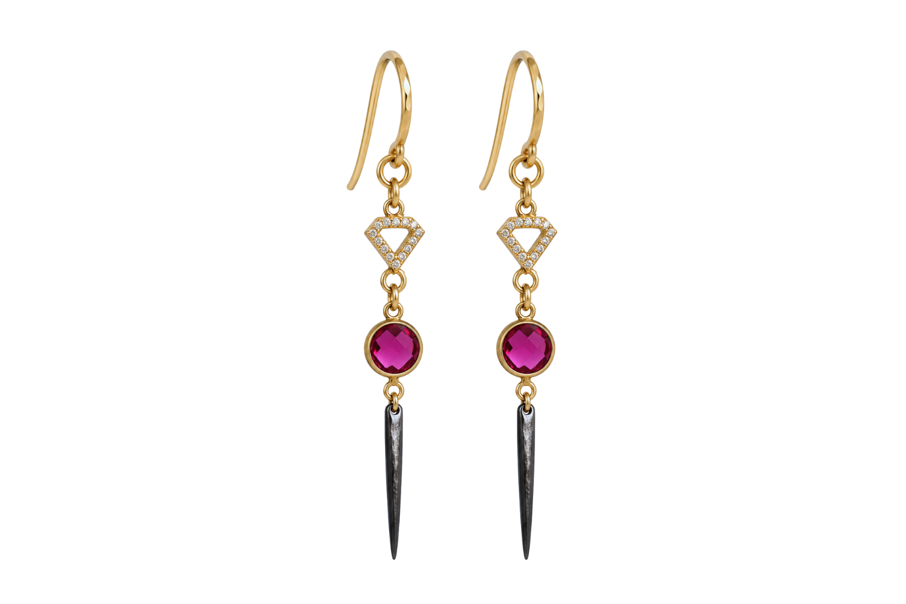 ROUND HOOK: DECADENCE EARRINGS