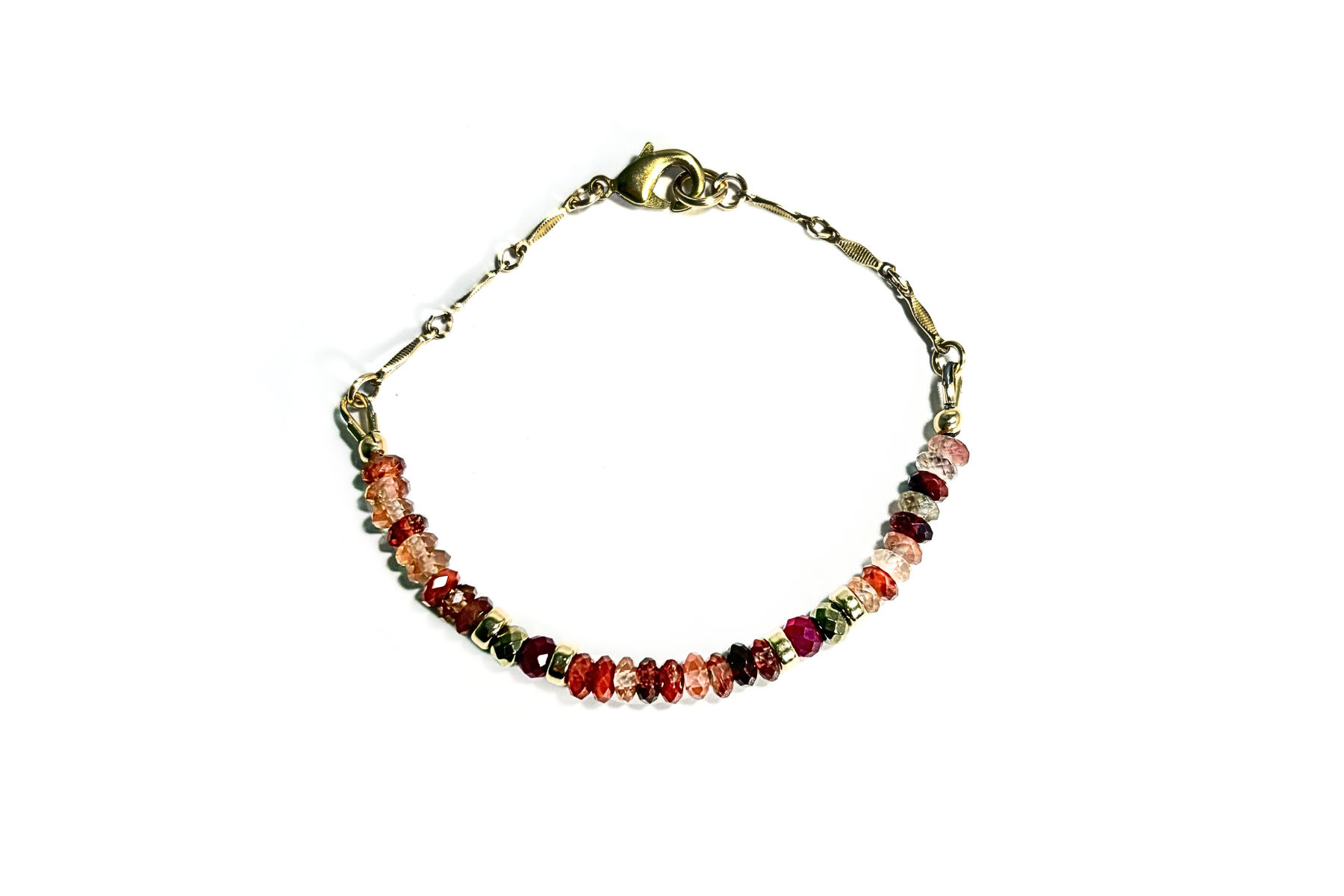 REMIX MINI: LAZASINE TOURMALINE & RIBBON CHAIN