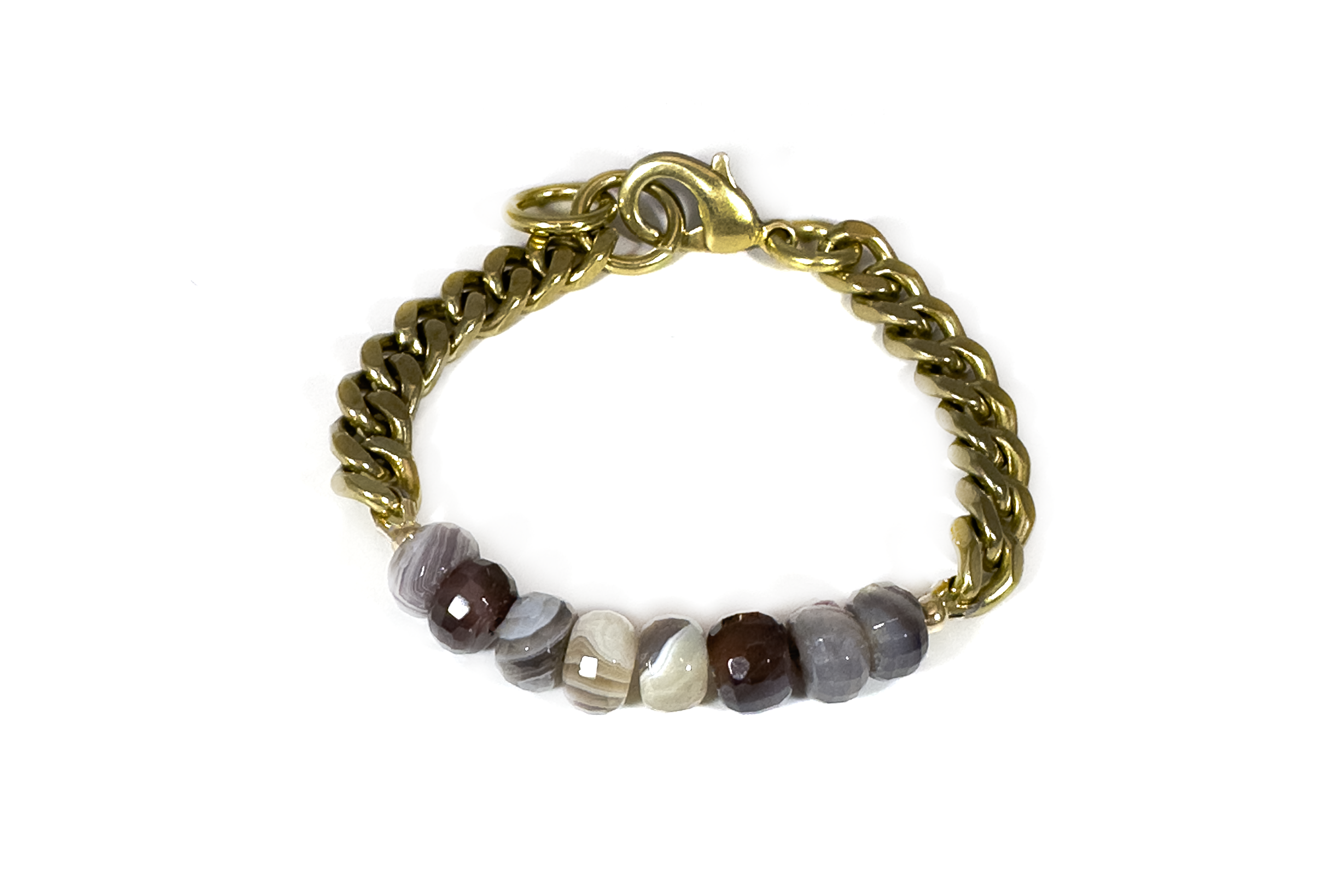 REMIX: BOTSWANA AGATE RONDELLES