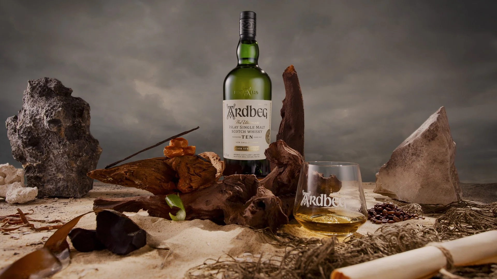 Scottish whisky photography Ardbeg