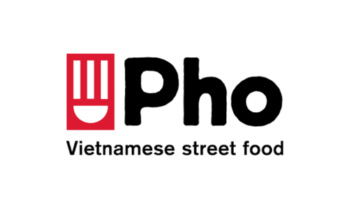 A black and red logo with a stylized red face inside a red rectangle, next to the word 'Pho' in black text.