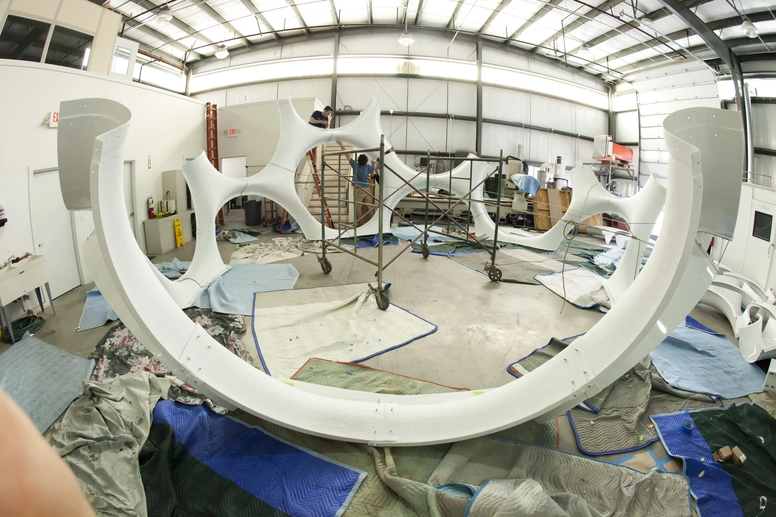 Without previous plans to rely on, Reiser carefully reconstructed and documented how the structure should be assembled.