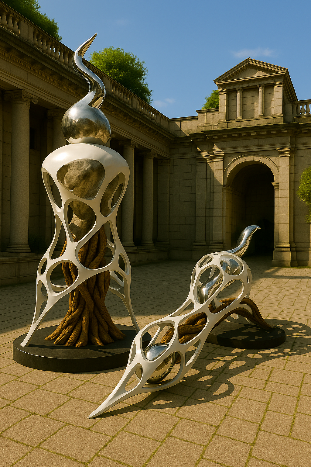 Modern Sculptures in Classical Courtyard-3.png