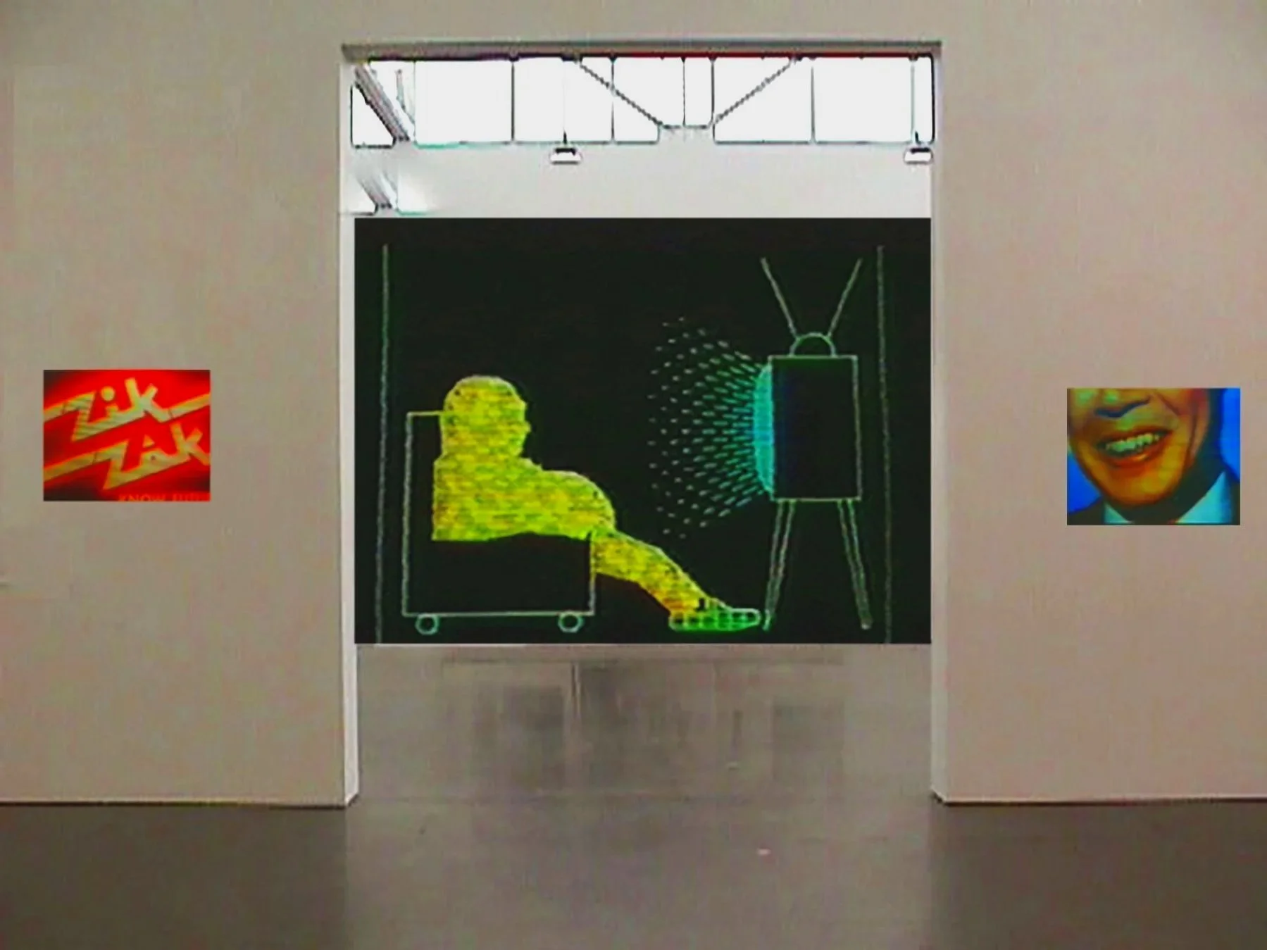   Title: Blip Verts 1 FIlm Installation:  