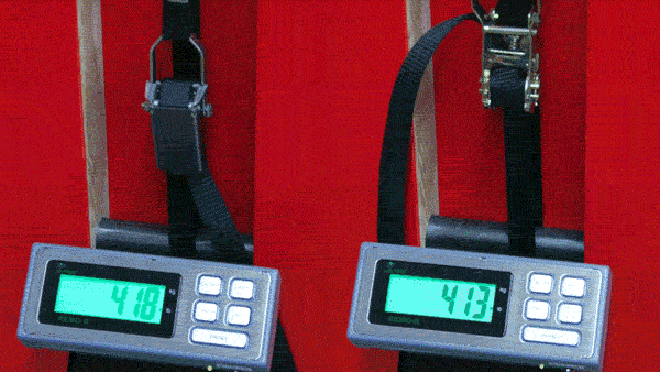 Tension-Comparison fliptite tie down strap