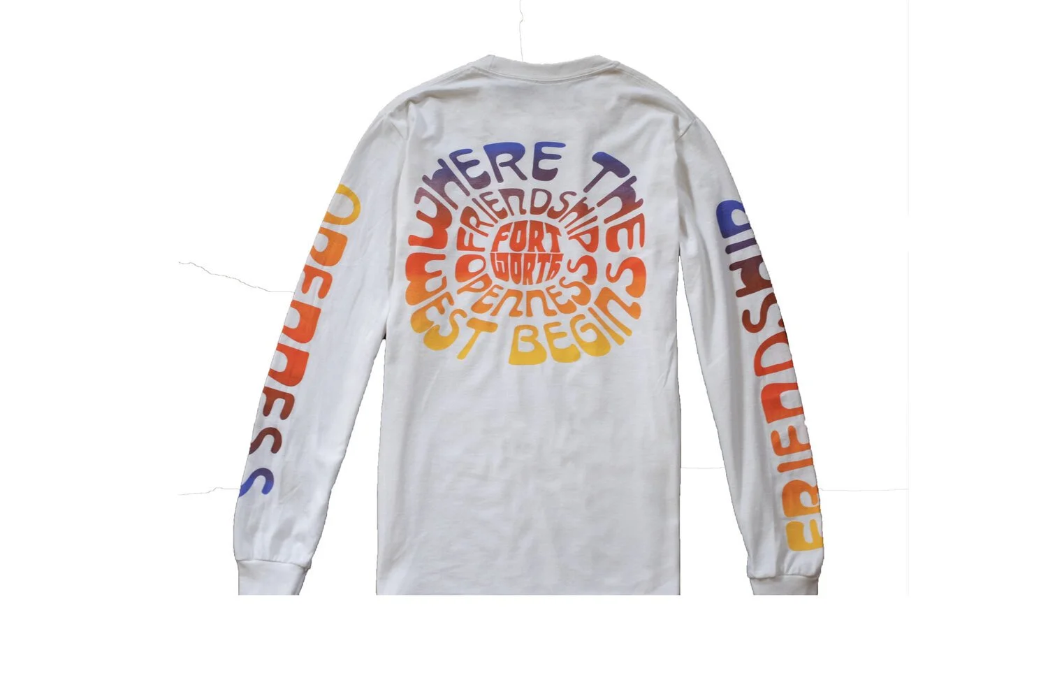 Where The West Begins, Sunset Tee, White