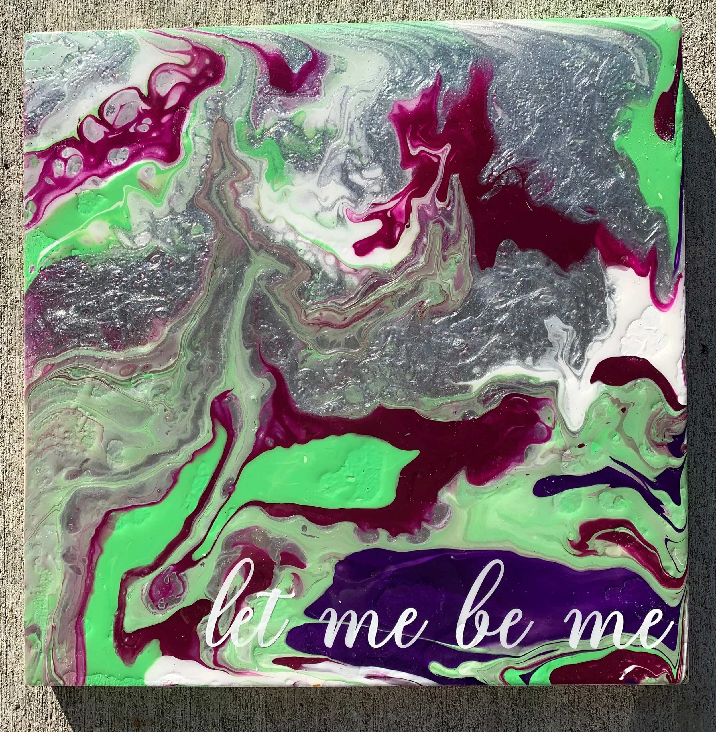 "let me be me" silver