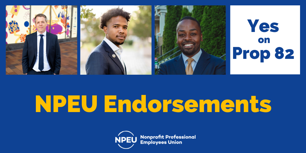 NPEU Endorses Max Socol and Gabe Acevero in Maryland, Zachary Parker and Initiative 82 in DC, and Austin Freedom Act