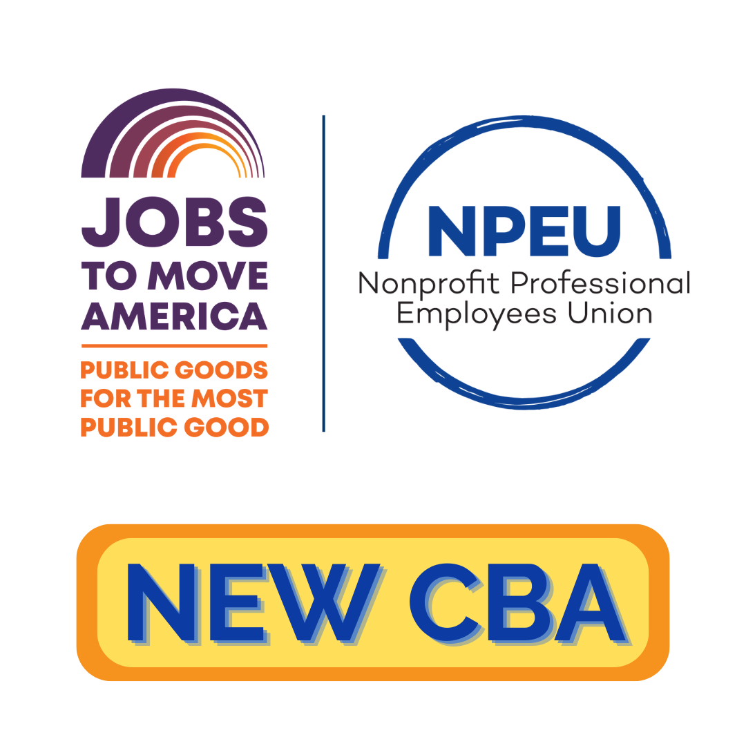 Staff at Jobs to Move America Sign New CBA