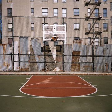 Charles Johnstone: # Thirtyfour Basketball Courts # May 25 – July 2, 2010 &lt;alt: Photo of basketball court&lt;/&gt;