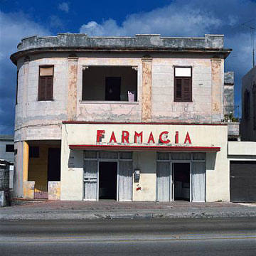 Charles Johnstone: # Recent Photographs from Havana	# September 10 – Oct 11, 2008 &lt;alt: Photo of pharmacy in Havana&lt;/&gt;