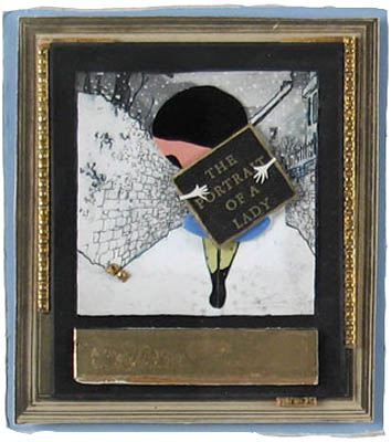Elizabeth Schoettle: # Polaroid / Collages # June 12 – July 30, 2007 &lt;alt: Photo collage in gold frame&lt;/&gt;