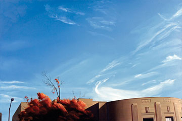 Peter Lyons: # Recent Works # April 22 – June 4, 2005 &lt;alt: Blue sky with autumnal trees&lt;/&gt;