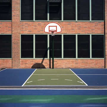 Photo of basketball court