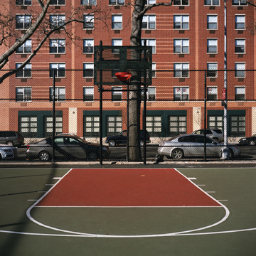 Photo of basketball court