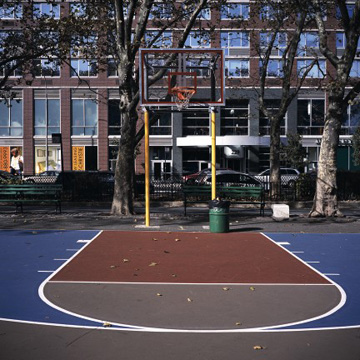Photo of basketball court