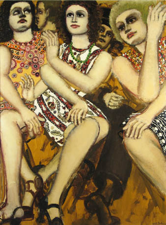 Painting of three ladies