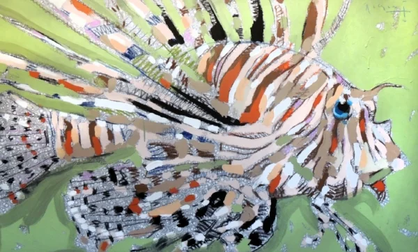 Tim Jaeger, Trashfish no. IV (Lionfish), 2016