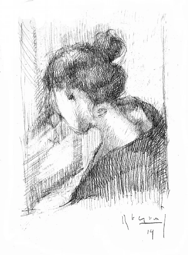 Tim Jaeger, Study, Quarter Profile I, 2014