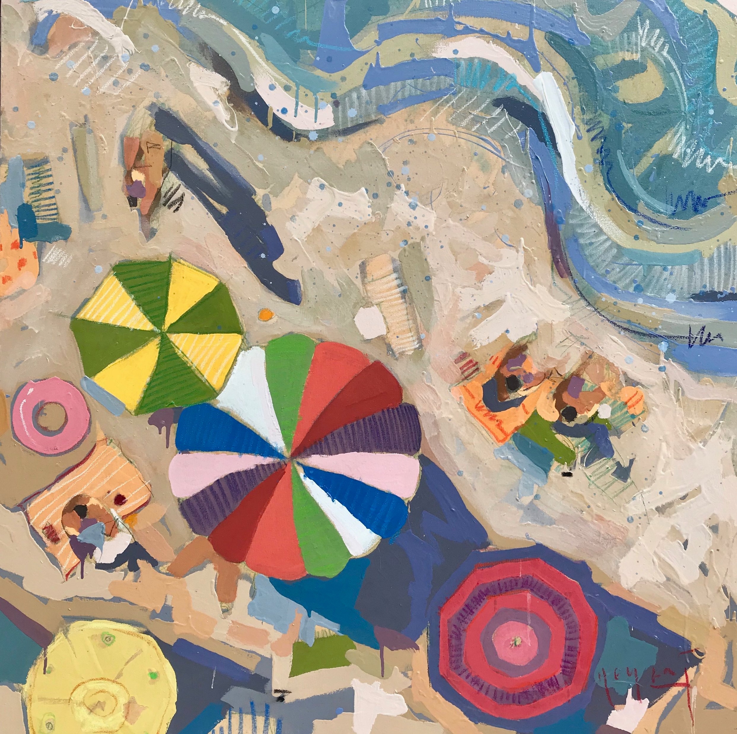 TIM JAEGER, INDEPENDENCE DAY ON TURTLE BEACH no. 2, 2019 (Copy)