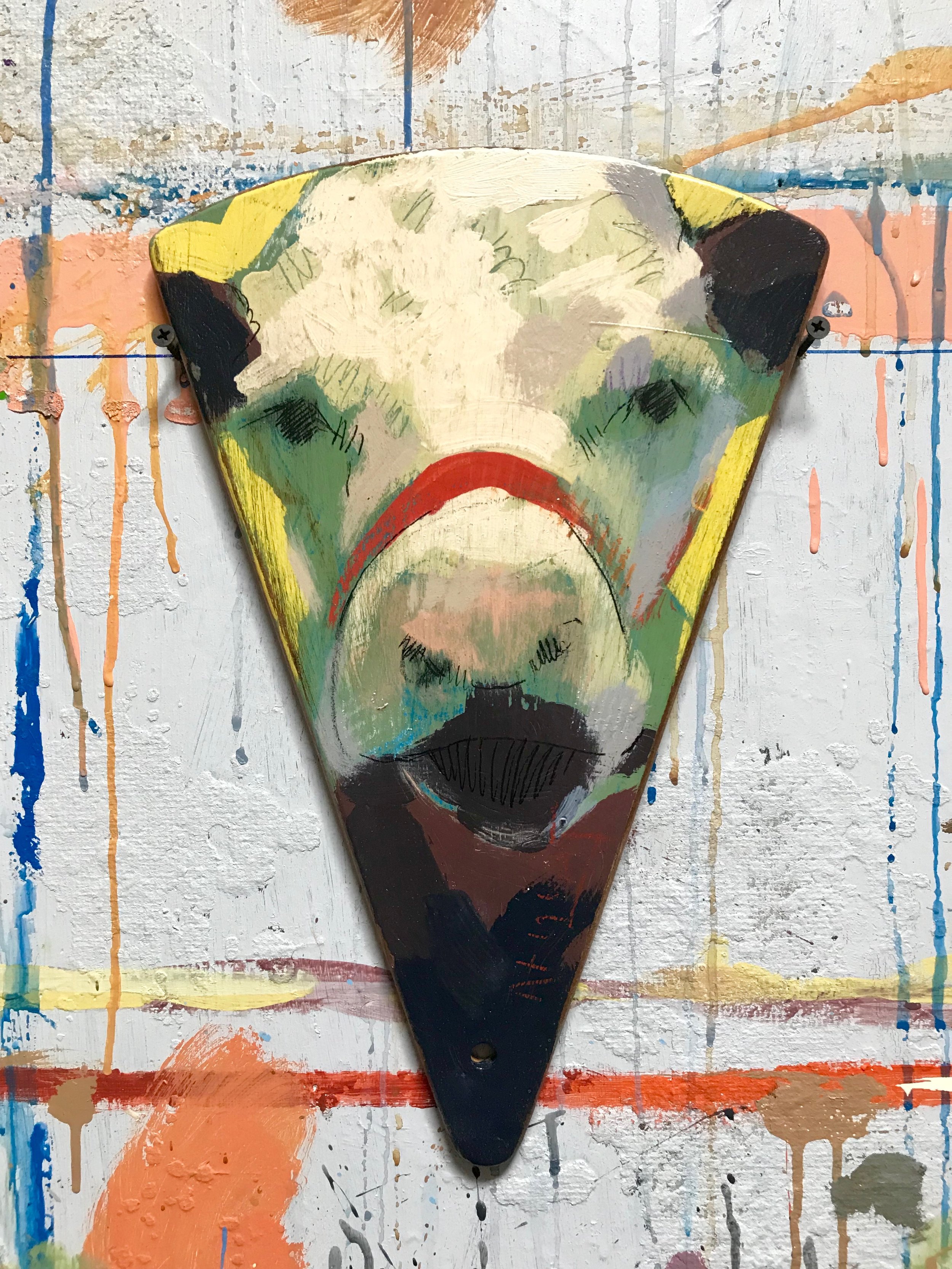 TIM JAEGER, COW CHEESEBOARD no. II, 2019