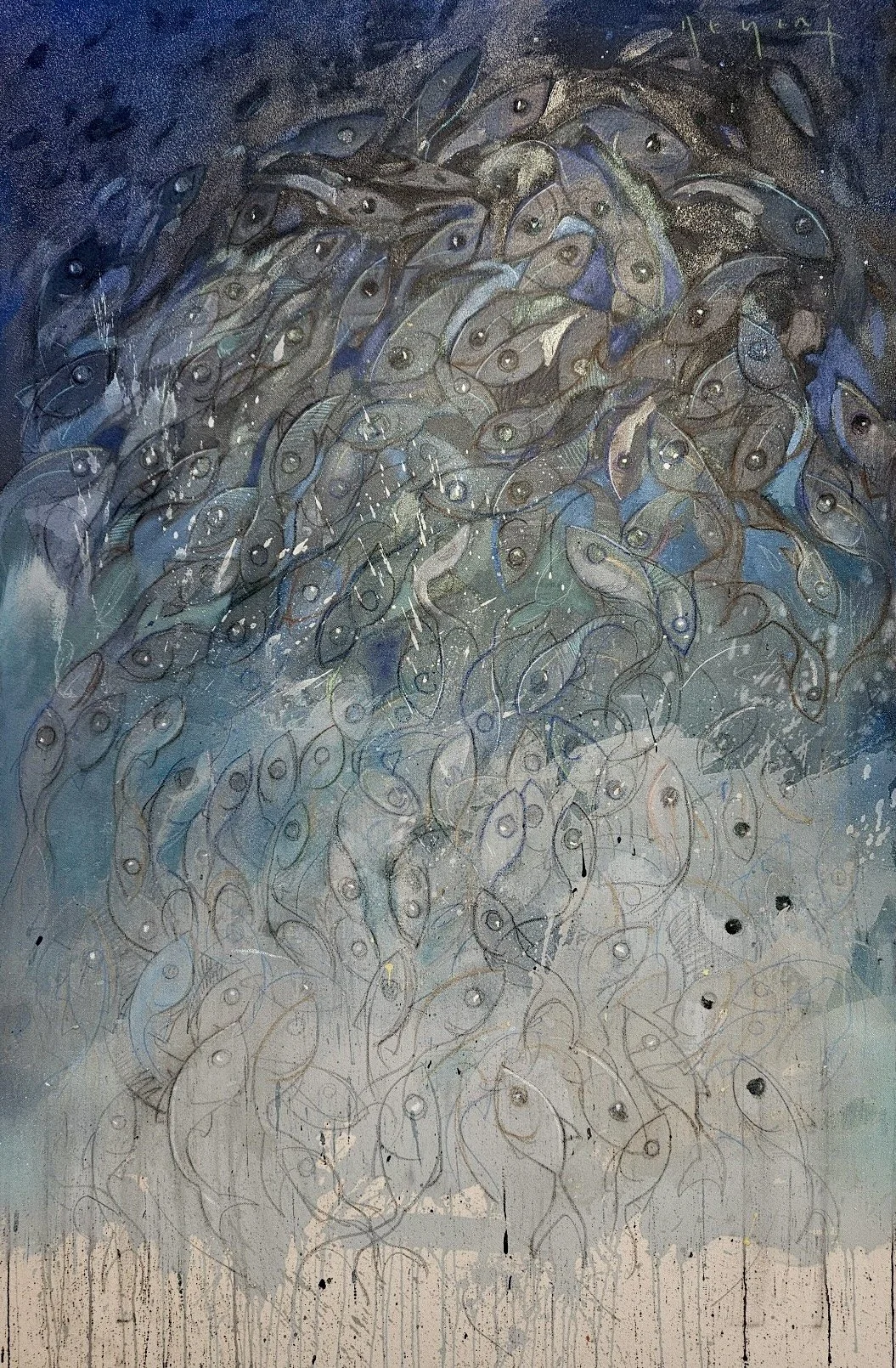 TIM JAEGER, INTERLUDE, 2026
60" x 40", acrylic + oil on canvas
available @ 502 Gallery, Sarasota, FL