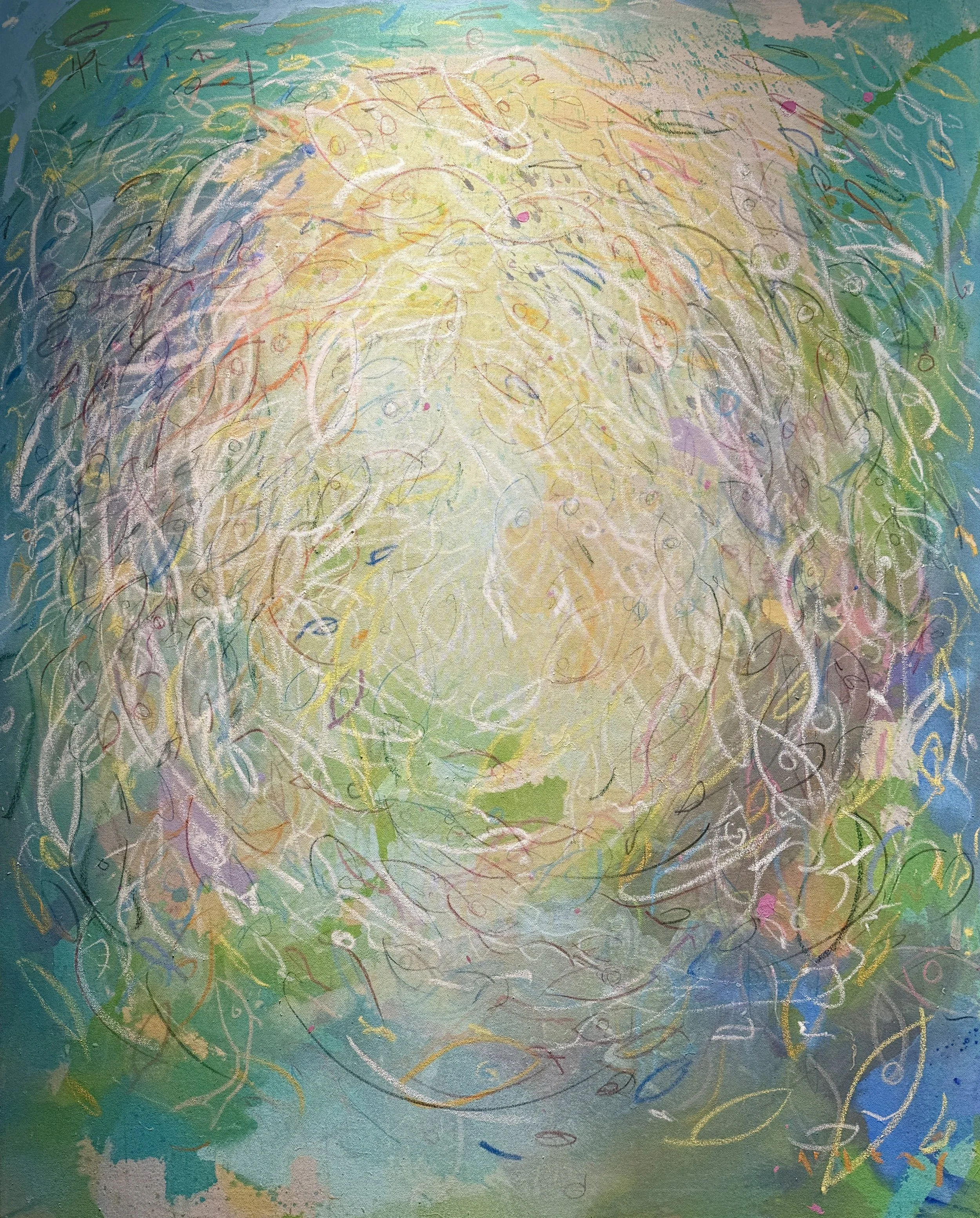 TIM JAEGER, AQUA REVERIE, 2025
40" x 60", acrylic + oil on canvas
available @ 502 Gallery, Sarasota, FL