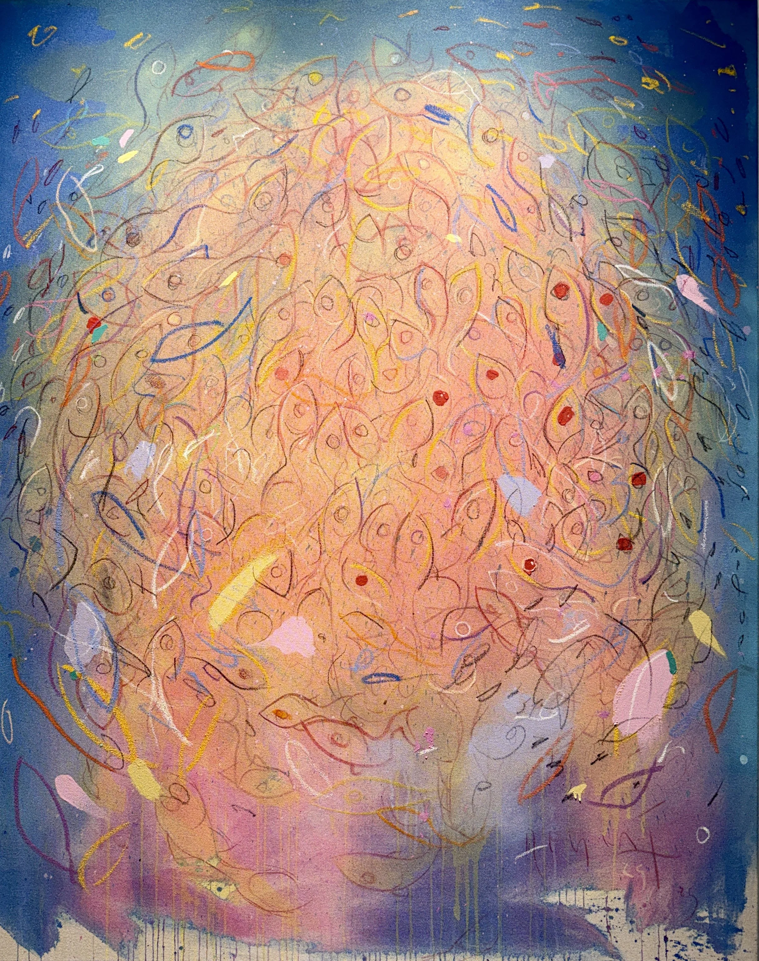 TIM JAEGER, GLOW TIDE, 2025
40" x 60", acrylic + oil on canvas
available @ 502 Gallery, Sarasota, FL